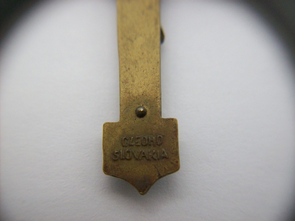 Vintage Catholic Rosary Black Beads Brass Crucifix Made in Czechoslovakia