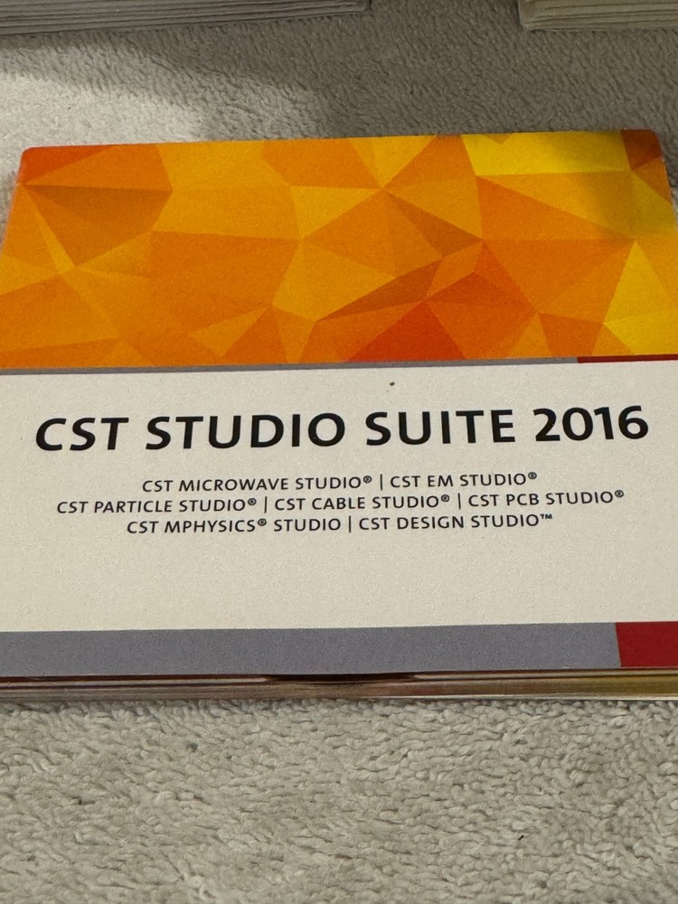 CST STUDIO SUITE 2016 - CD ONLY VERY GOOD CONDITION!!!