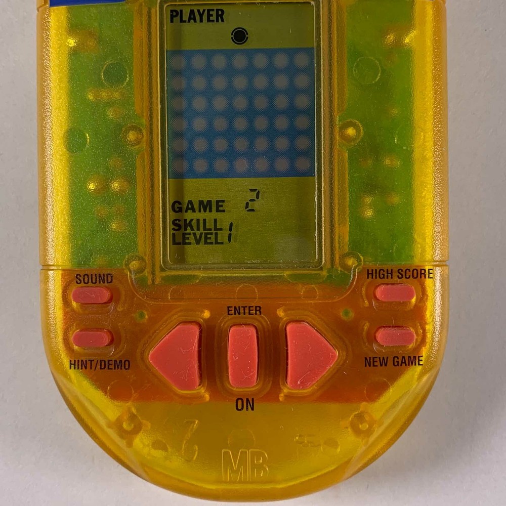 Handheld Electronic Game MB Milton Bradley Connect Four Tested Works B-B