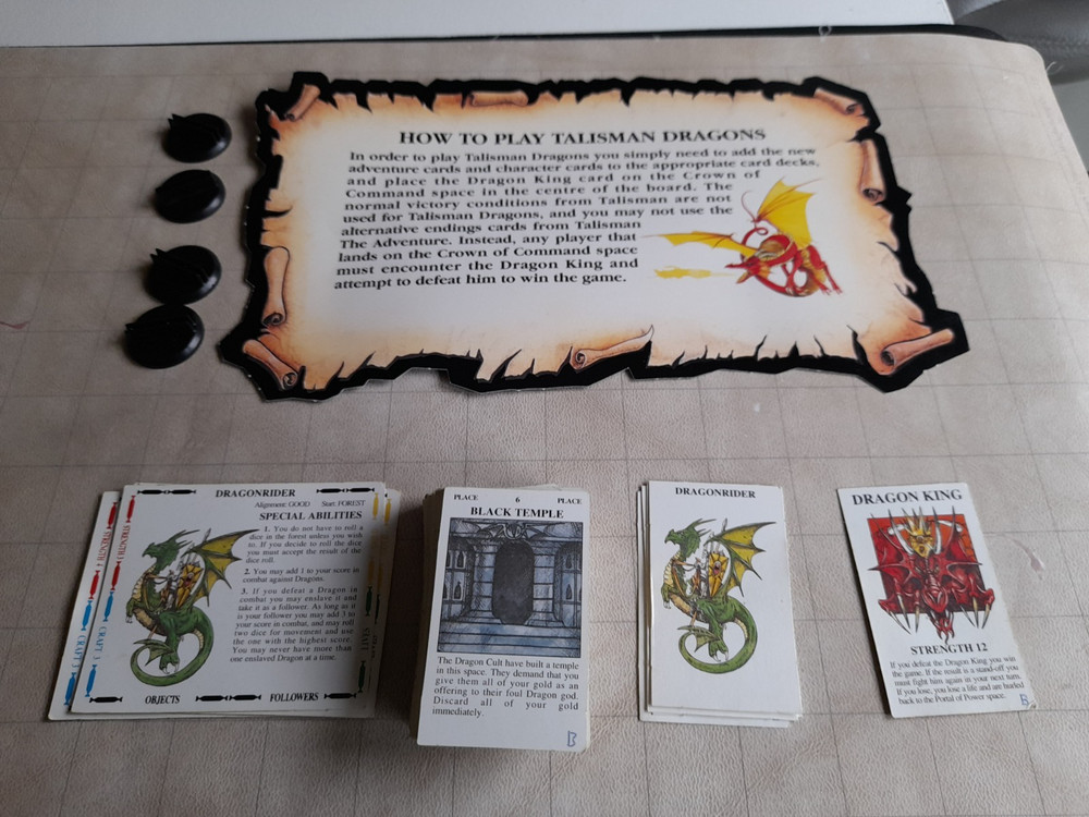 Games Workshop Talisman Dragons Expansion Pack Complete