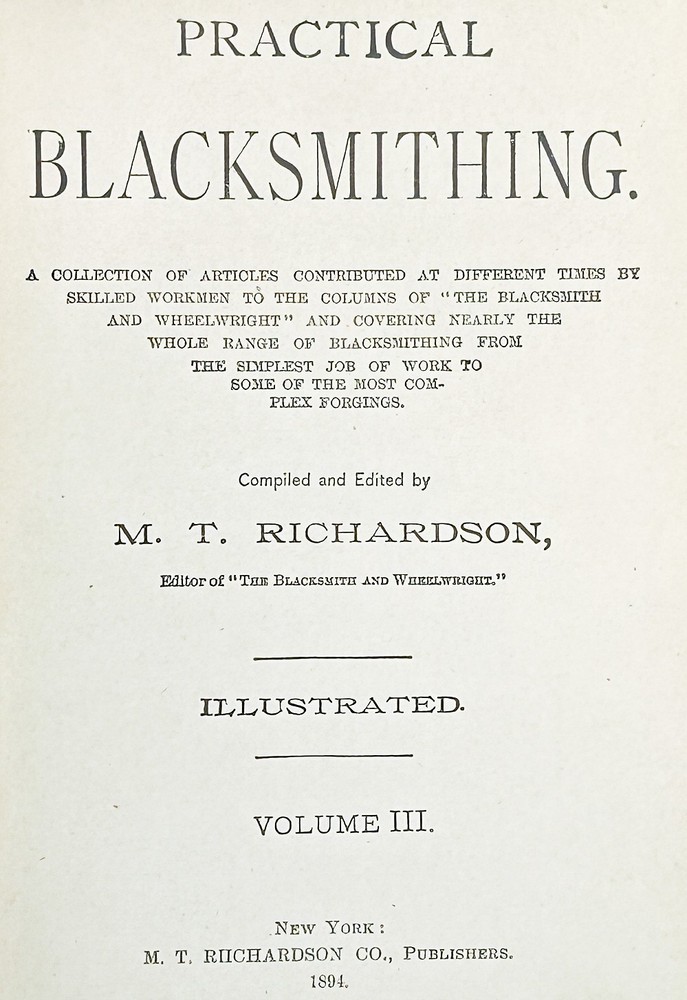 PRACTICAL BLACKSMITHING Blacksmith ANTIQUE TOOLS Anvil IRON Hammer Forge FARRIER