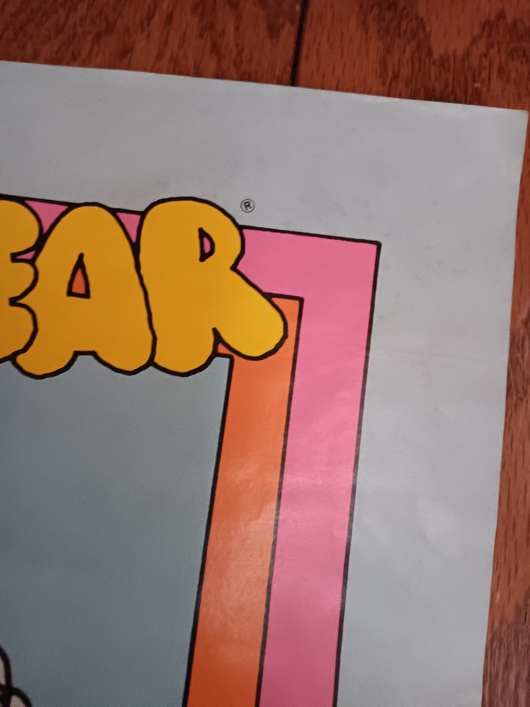 Commodore 64 Sticky Bear Reading & 2 Posters No Manual Tested/Works