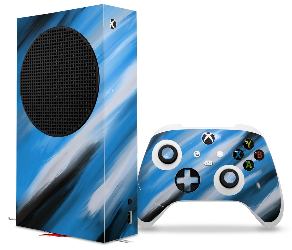 Skins XBOX Series S Console Controller Paint Blend Blue