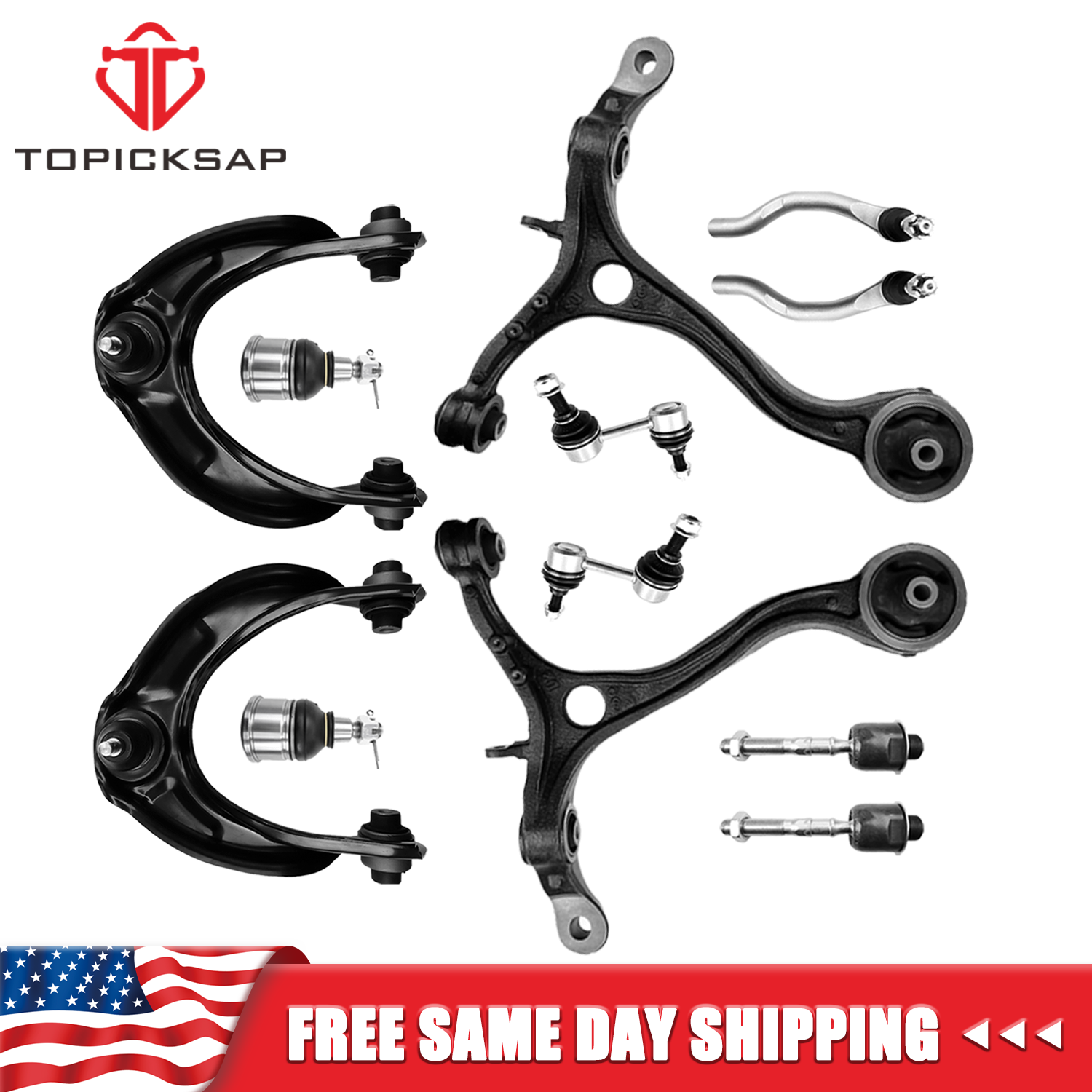 Suspension Front Upper Lower Control Arm for Honda Accord 2.4L 3.5L 2008-2012