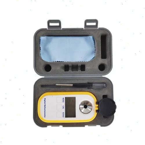 Digital Honey Sugar Refractometer Portable Brix Tester with Accuracy ± 0.2% Brix