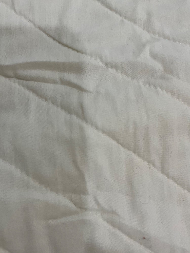 Vintage handmade quilt with birds