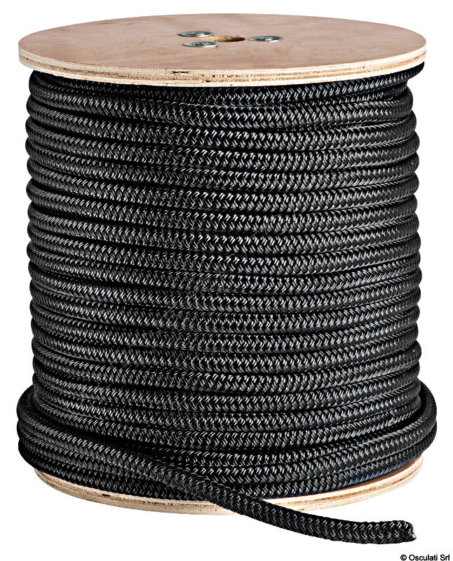 Osculati Double braid black 12 mm