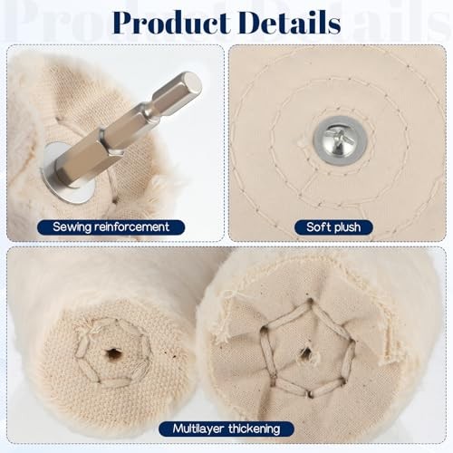 11 Pcs Buffing Wheel for Drill, Drill Buffer, Multi-Specification Wheel Kit