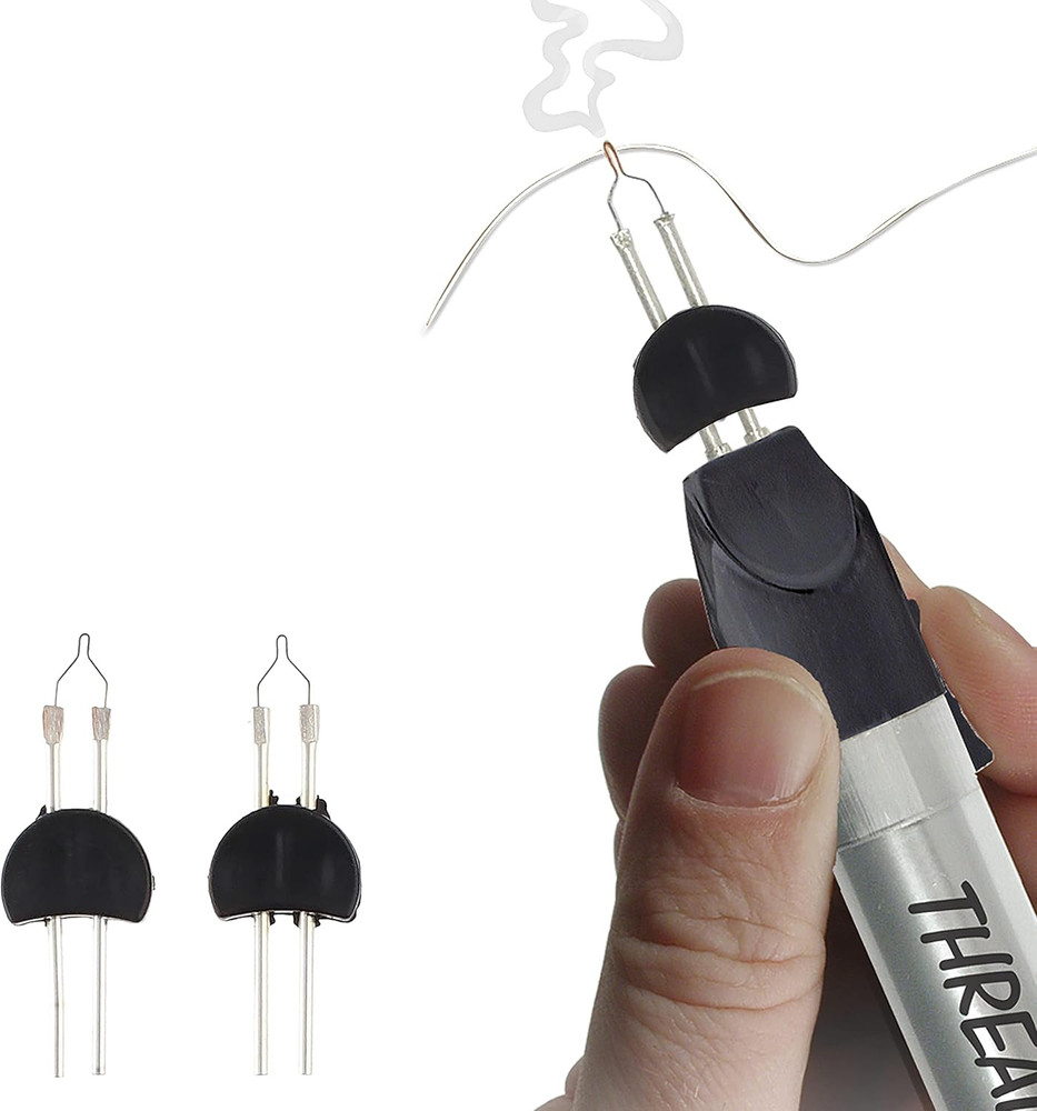 Thread Zap - 5.25” Thread Burner - plus 2 Pack Replacement Tips Included - Tr...