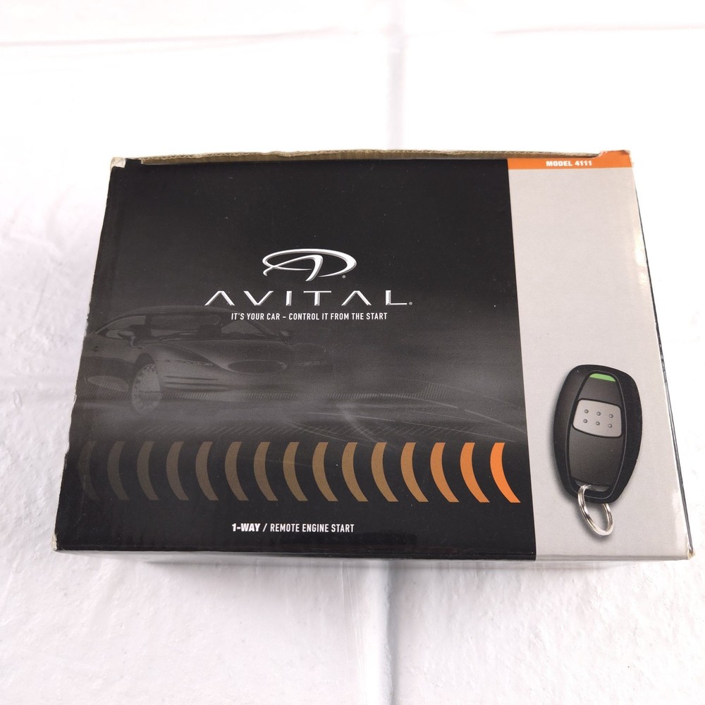 Avital Model 4111 One Way Remote Engine Start System OPEN BOX New