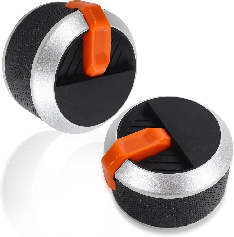 Gas Griddle Grill Orange Knobs Replacement for Blackstone, 2 Burner Control Knob