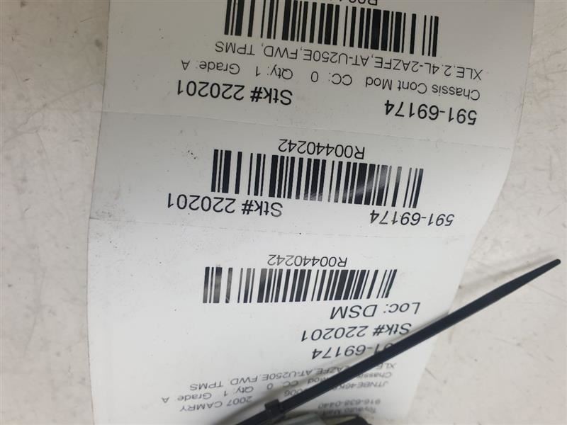 2007 TOYOTA CAMRY TPMS CONTROL MODULE CHASSIS ECM ASSEMBLY