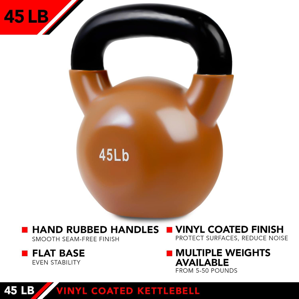Kettlebell Weights Vinyl Coated Iron