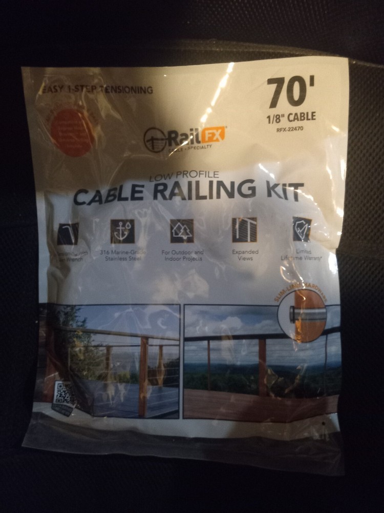 Rail FX Cable Railing Kit - 60' & 70'