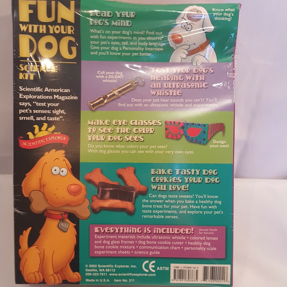 Fun With Your Dog Science Kit By Scientific Explorer 2002