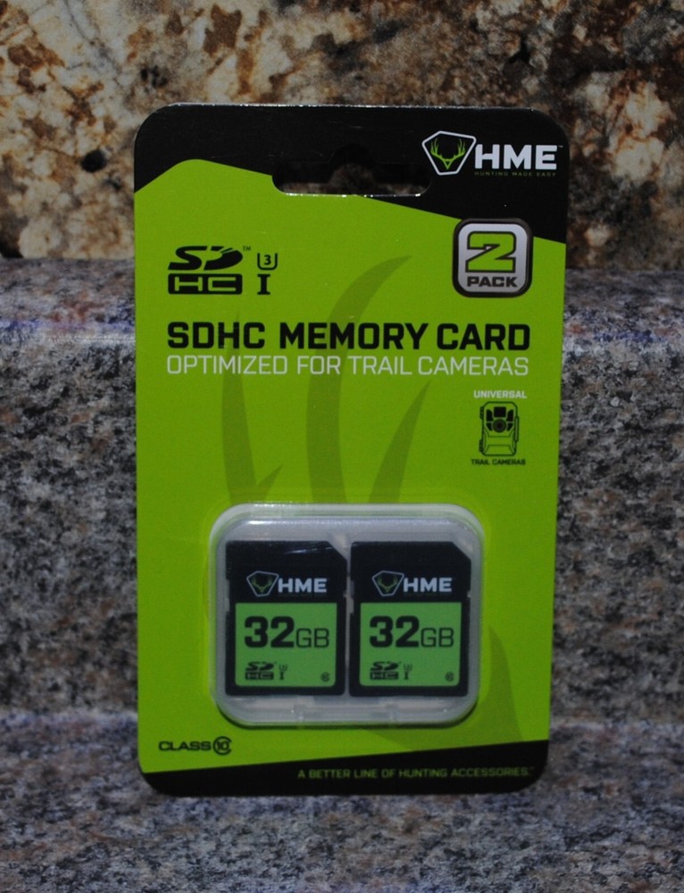 HME SDHC 32GB Memory Card 2 Pack