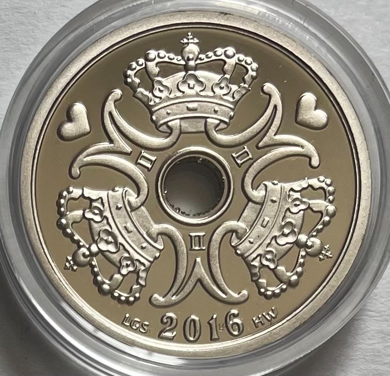 Denmark 2 Kroner 2016 - Proof - 800 issued