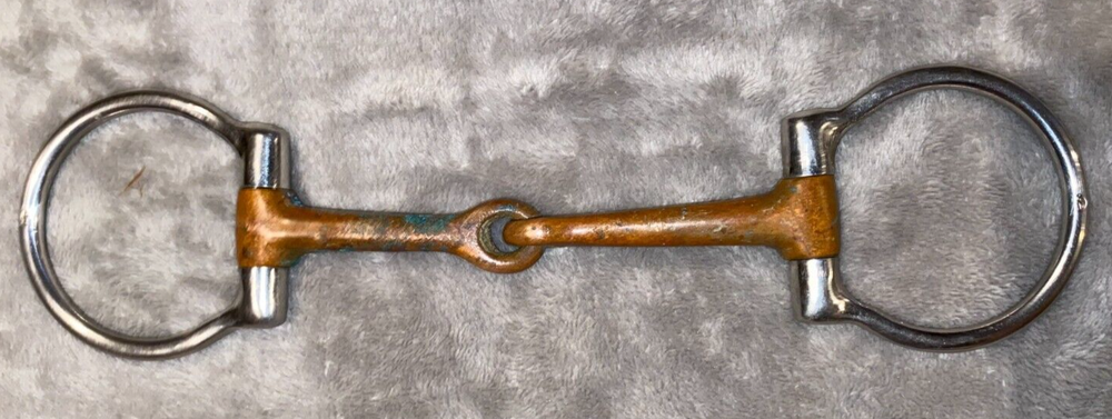 5'' OFFSET DEE BIT COPPER SNAFFLE