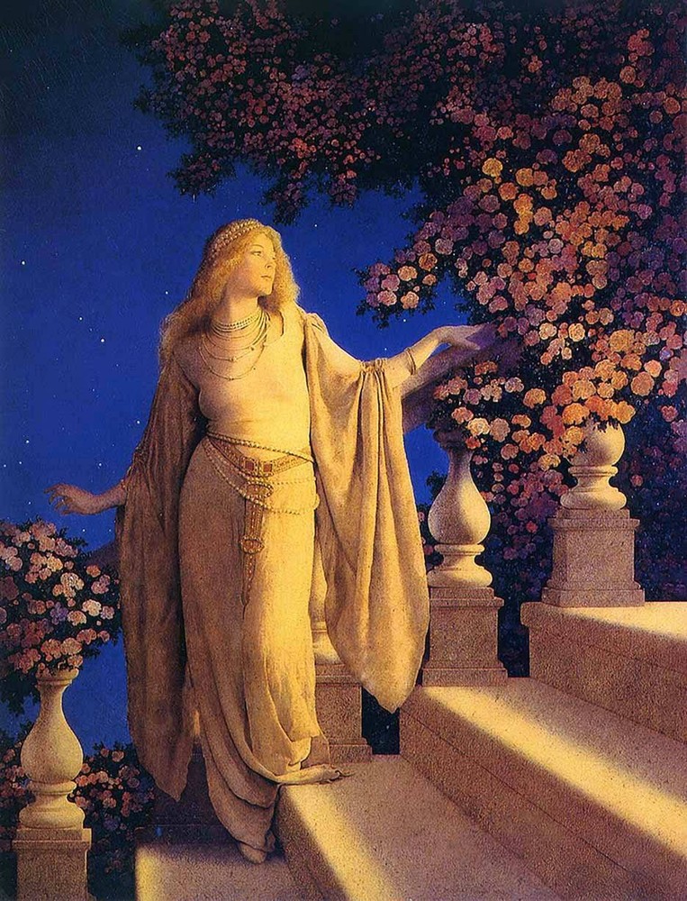 "Cinderella" by Maxfield Parrish