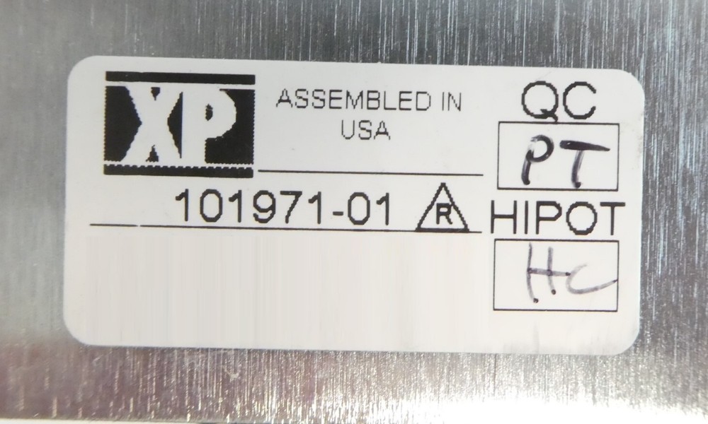 XP Power 101971-01 Power Supply Control Module Assembly Working Surplus