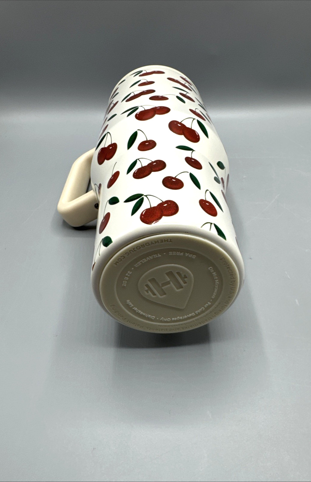 Cherries Hydrojug Traveler 32oz stainless steel water bottle