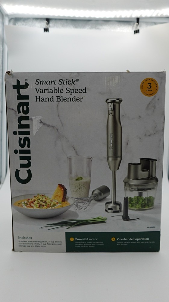 Cuisinart Smart Stick Variable Speed Hand Blender Powerful Kitchen Mixer Tool