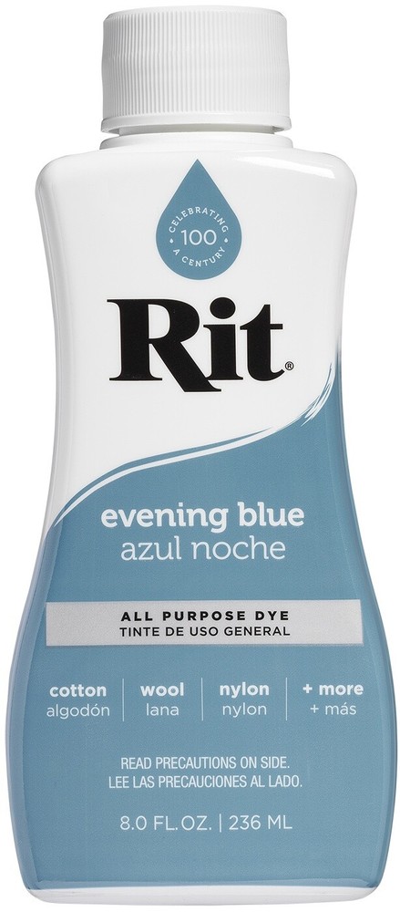 Rit Dye Liquid 8oz Evening Blue