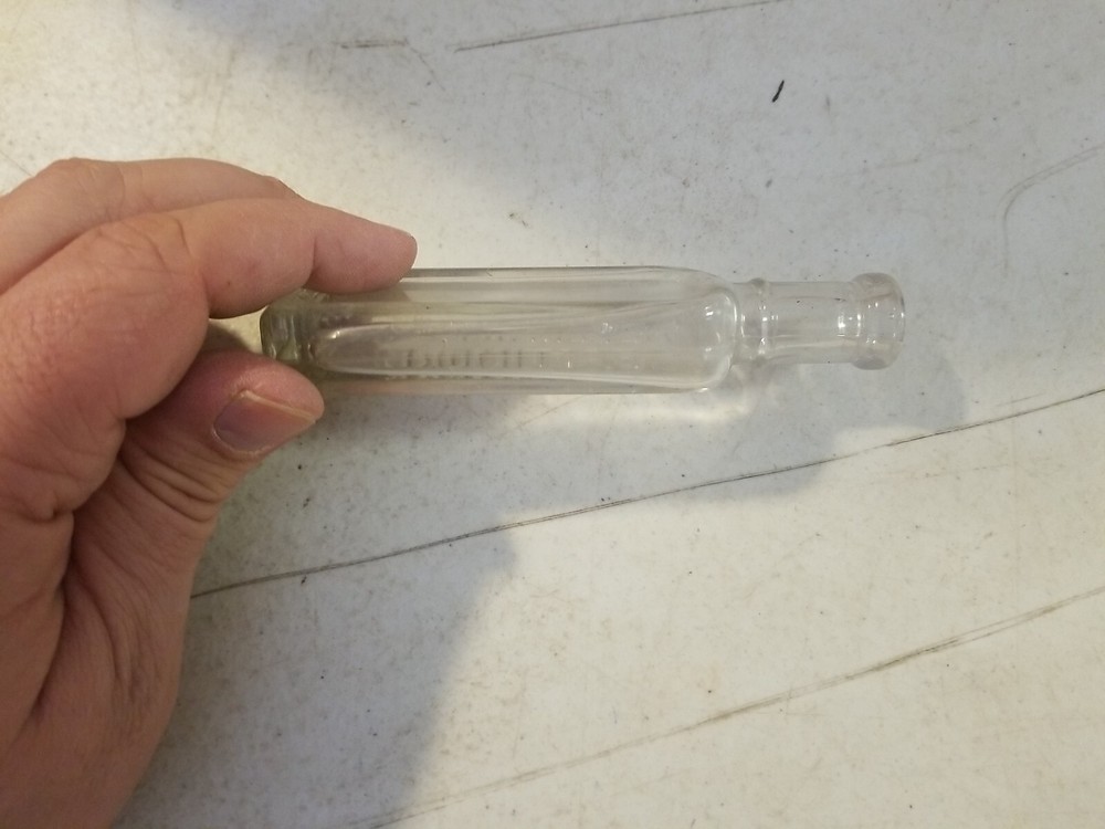 Antique "McCormick & Co. Baltimore" Clear Rectangular Glass Bottle, Intact