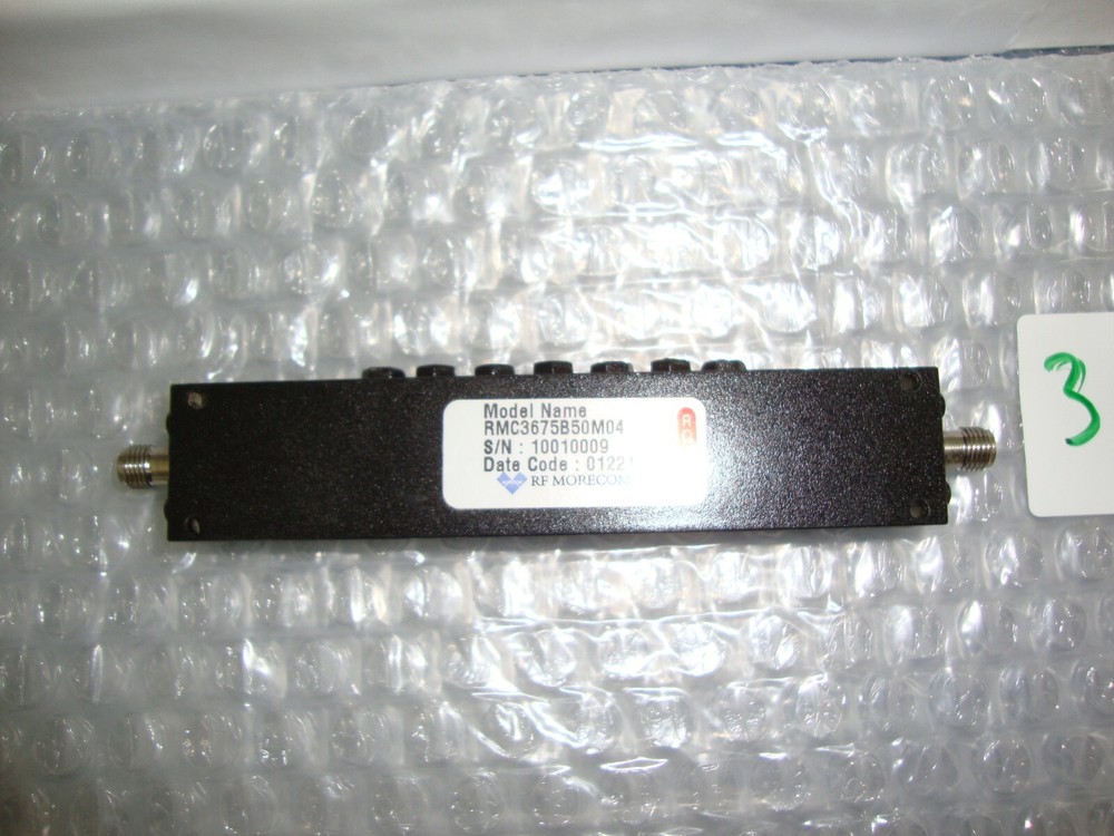 RF MORECOM Microwave RMC3675B50M04 Filter