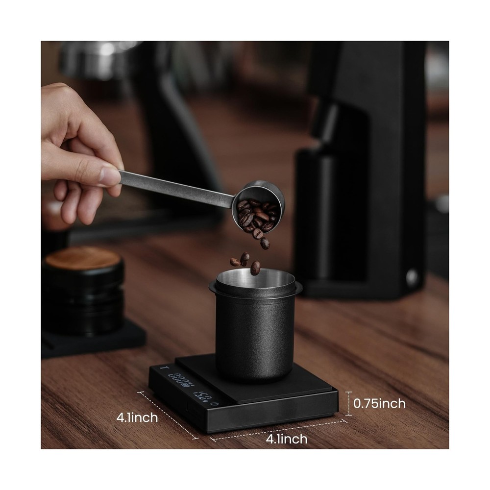 MHW-3BOMBER Mini Coffee Scale with Timer,Rechargeable Espresso Scal... Fast Ship