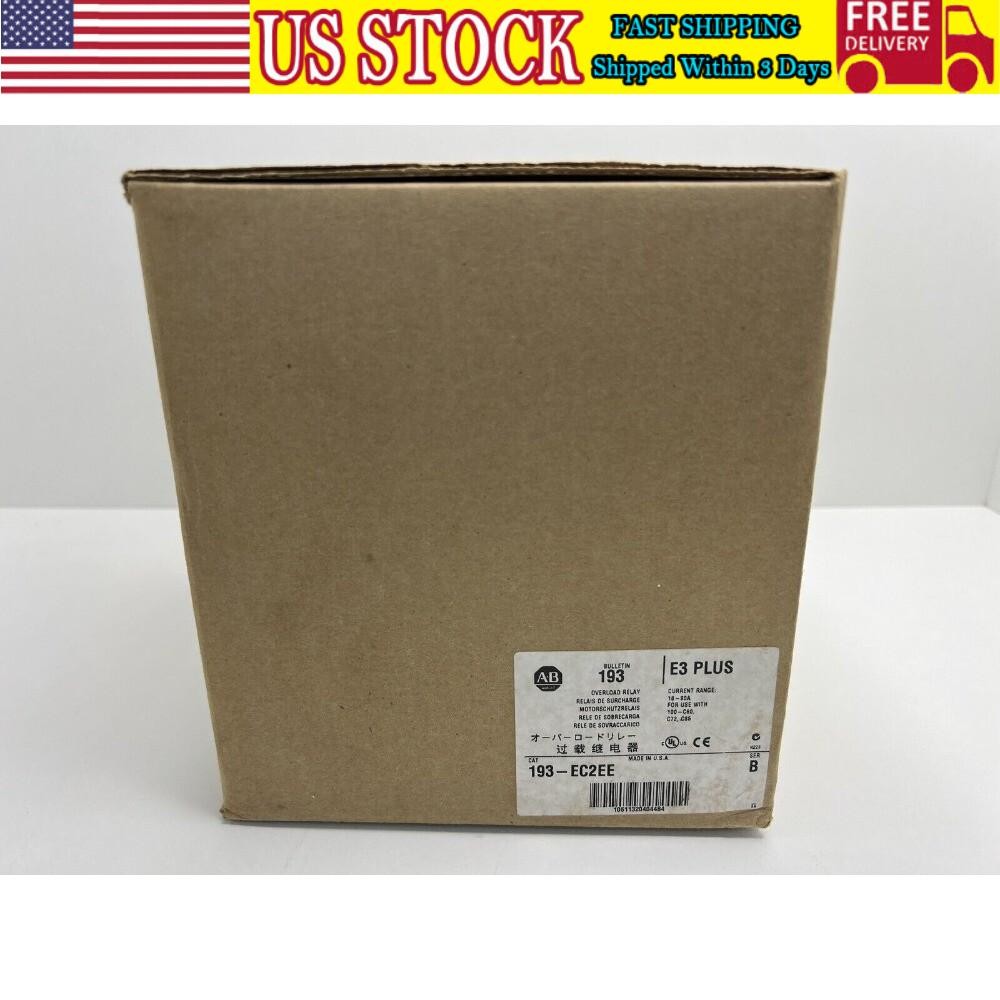 NEW AB 193-EC2EE Solid State Overload Relay E3 Plus 193EC2EE US Free Tax