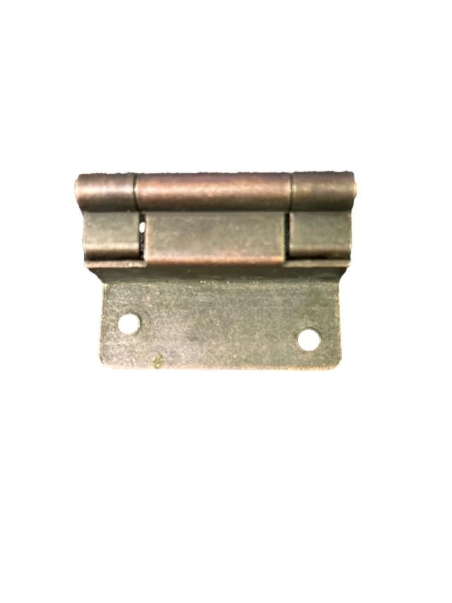 (12 Pack) Partial Wrap Inset Hinge Antique Copper