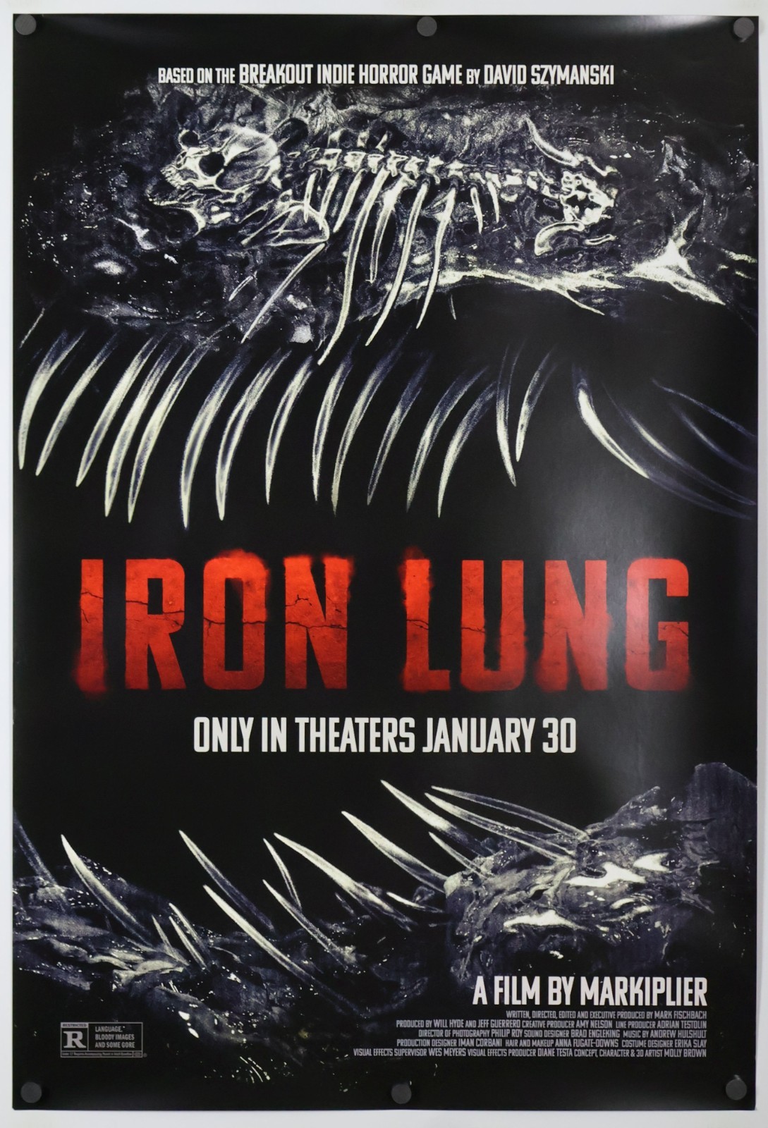 Iron Lung - original DS movie poster 27x40 D/S - 2026 Horror