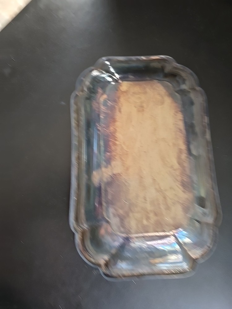 International Silver Co. Chadwick #1513 Serving Dish Platter Rectangular MCM VTG