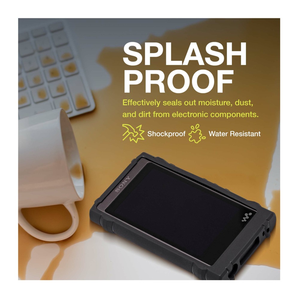 Knox Gear Rugged Hardshell Case for Sony NW-A55 Walkman MP3 Players