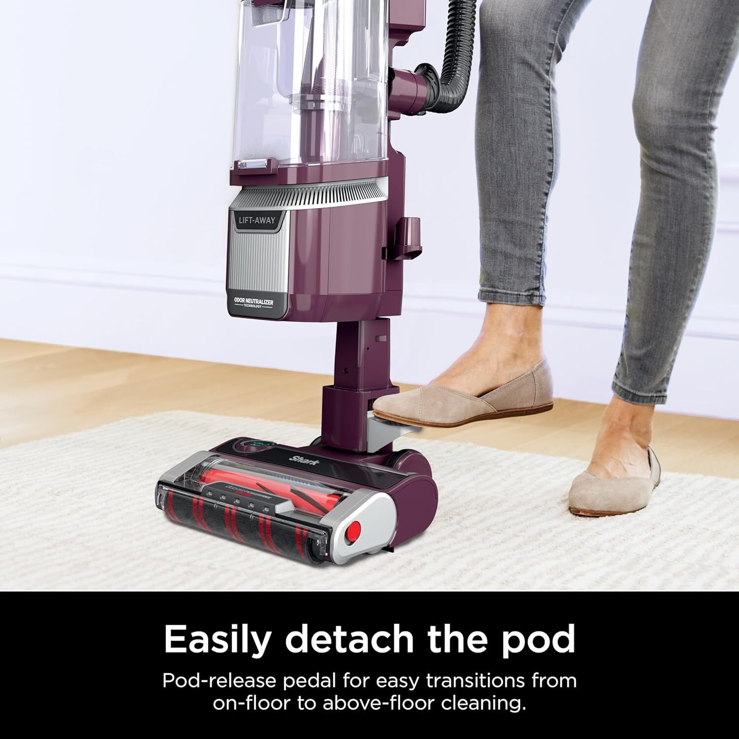 Shark Rotator Pet Lift-away Adv Upright Vacuum/duoclean Powerfins Hairpro/odor