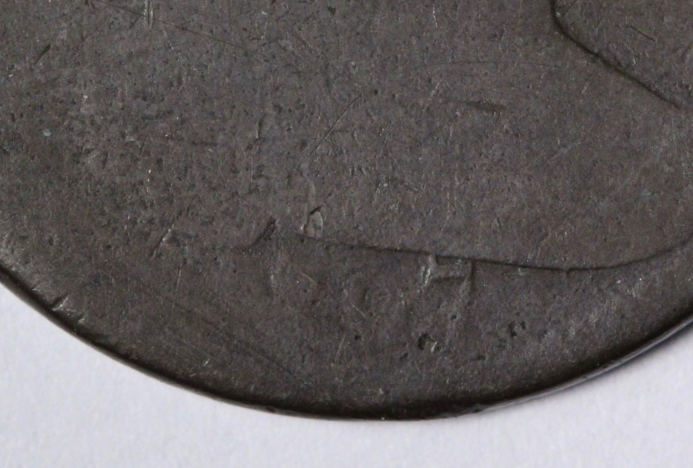 1797 Draped Bust Large Cent AG E101 DYMK