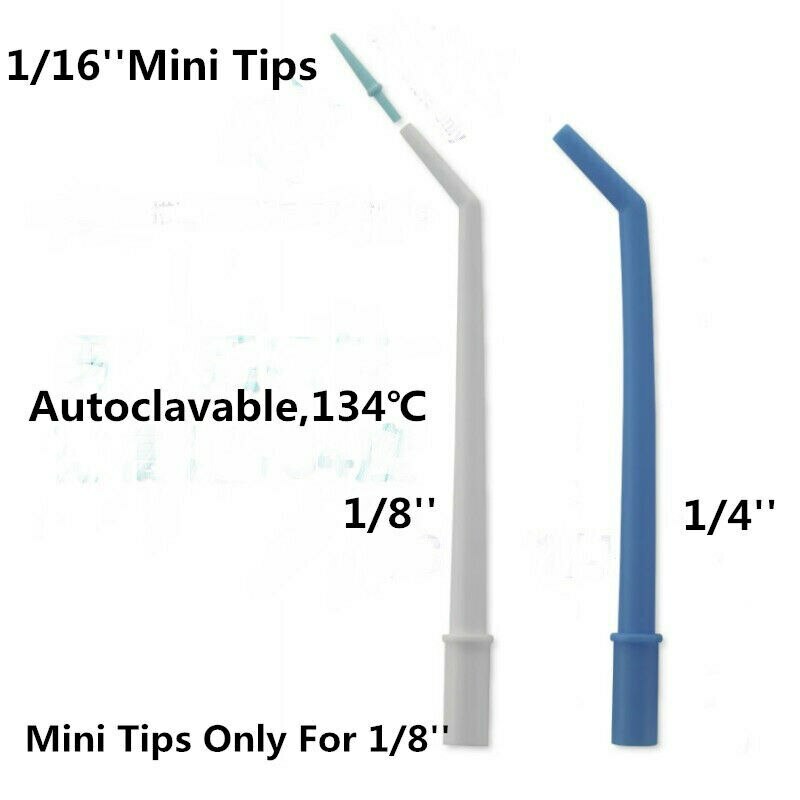 50~200pcs Dental Surgical Suction Tips White/Blue Saliva Ejectors Aspirator Tube