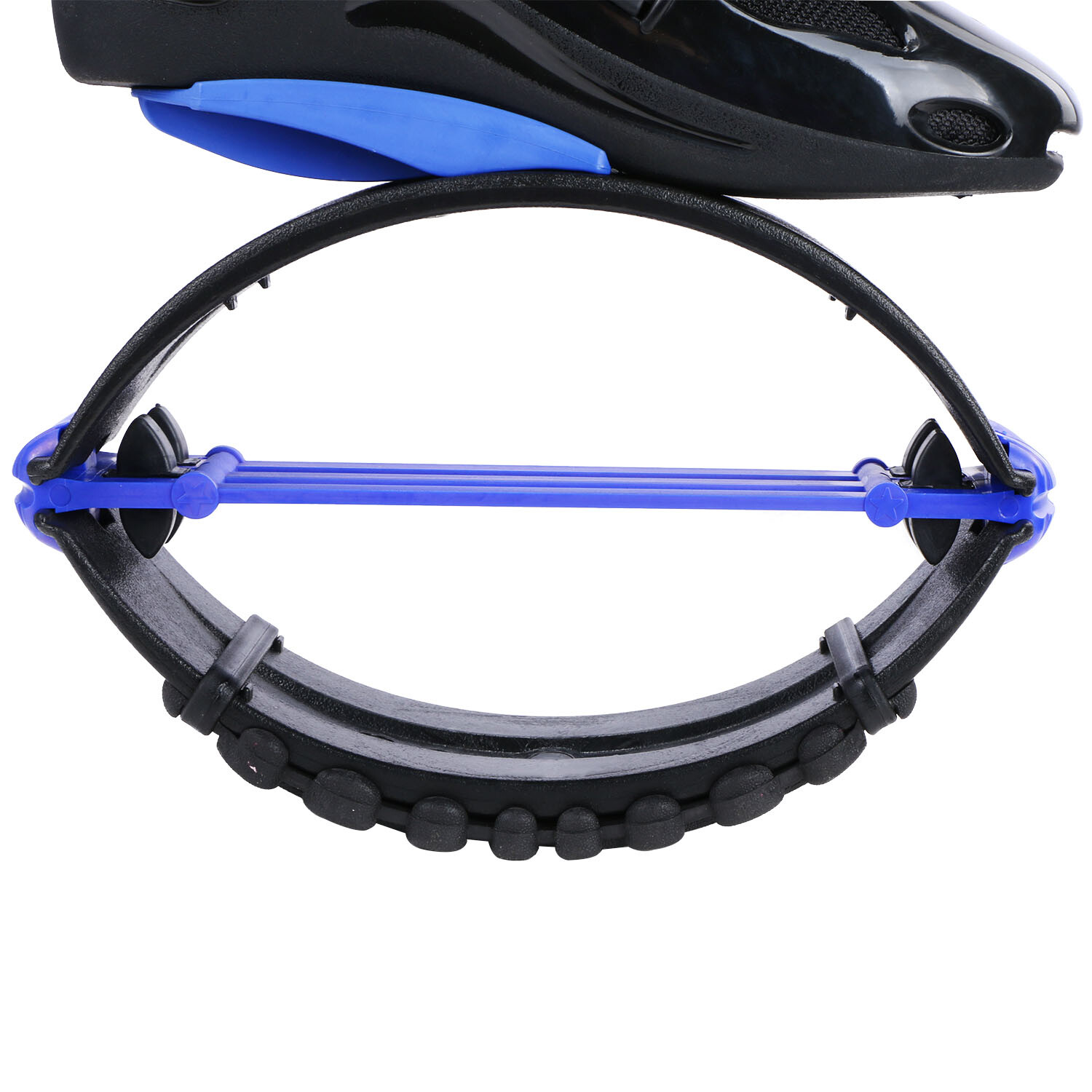 Joyfay Jumping Shoes Black-BLue Fitness Bouncy Boots Unisex, XL XXL