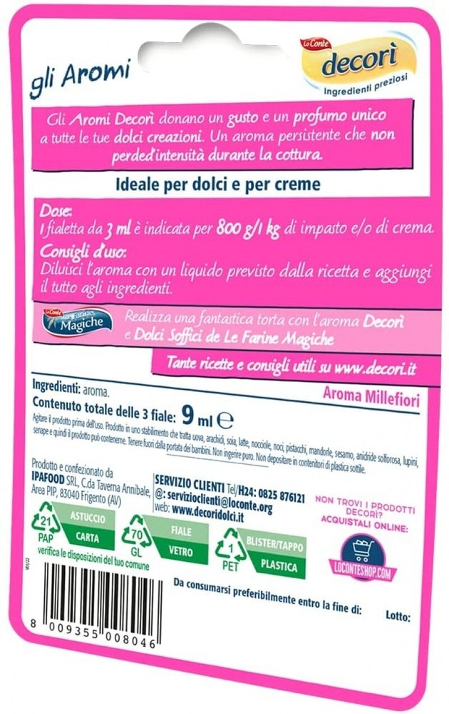 DECORÌ AROMA MILLEFIORI.