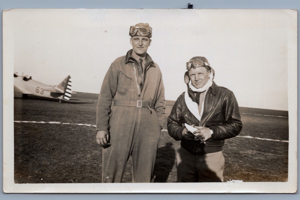 Muskogee Airfield 1941 Photo Flight Instructor WWII Oklahoma