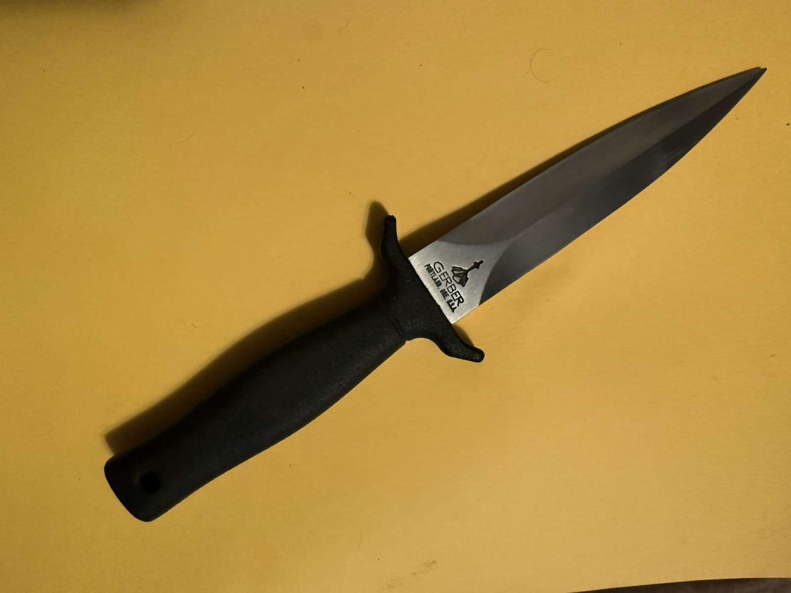 Gerber Mark I Boot Knife Used Early 1980s Portland USA Vintage