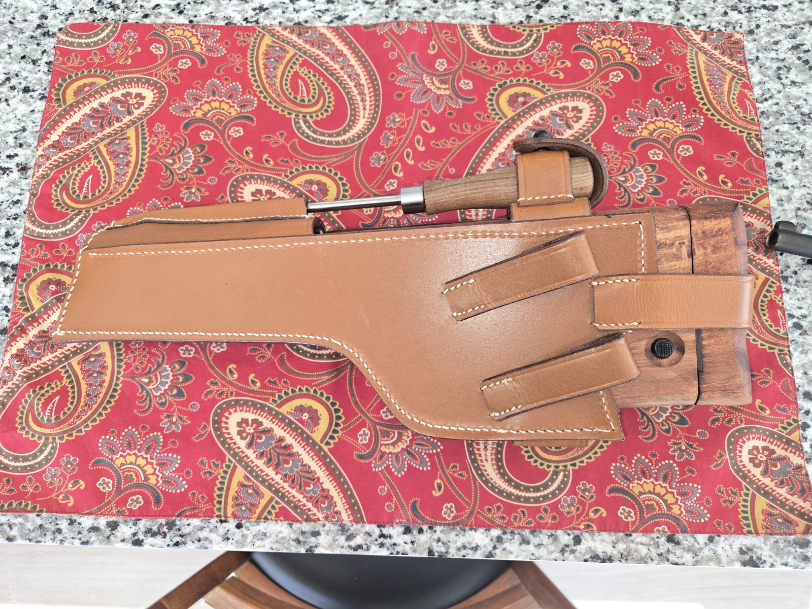 Mauser C96 Broomhandle Rig. Denix Replica Non-Gun.