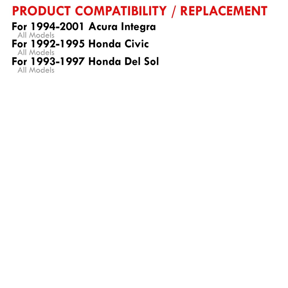 Front Upper Control A-Arm Adjustable Camber Kit SL/CH For Civic Del Sol Integra