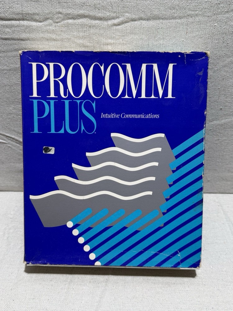 Vintage Procomm Plus Internet Software Box, Manuals & Disks