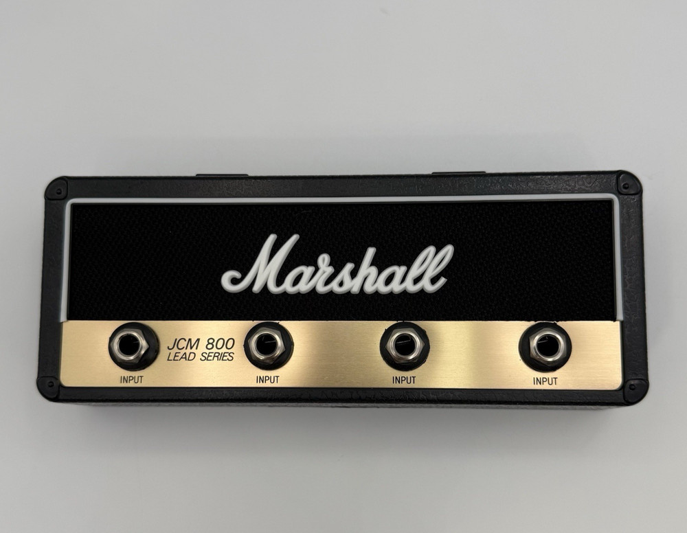 Marshall Jack Rack JCM800 Key Holder Wall Mount w 4 Plug Keychains