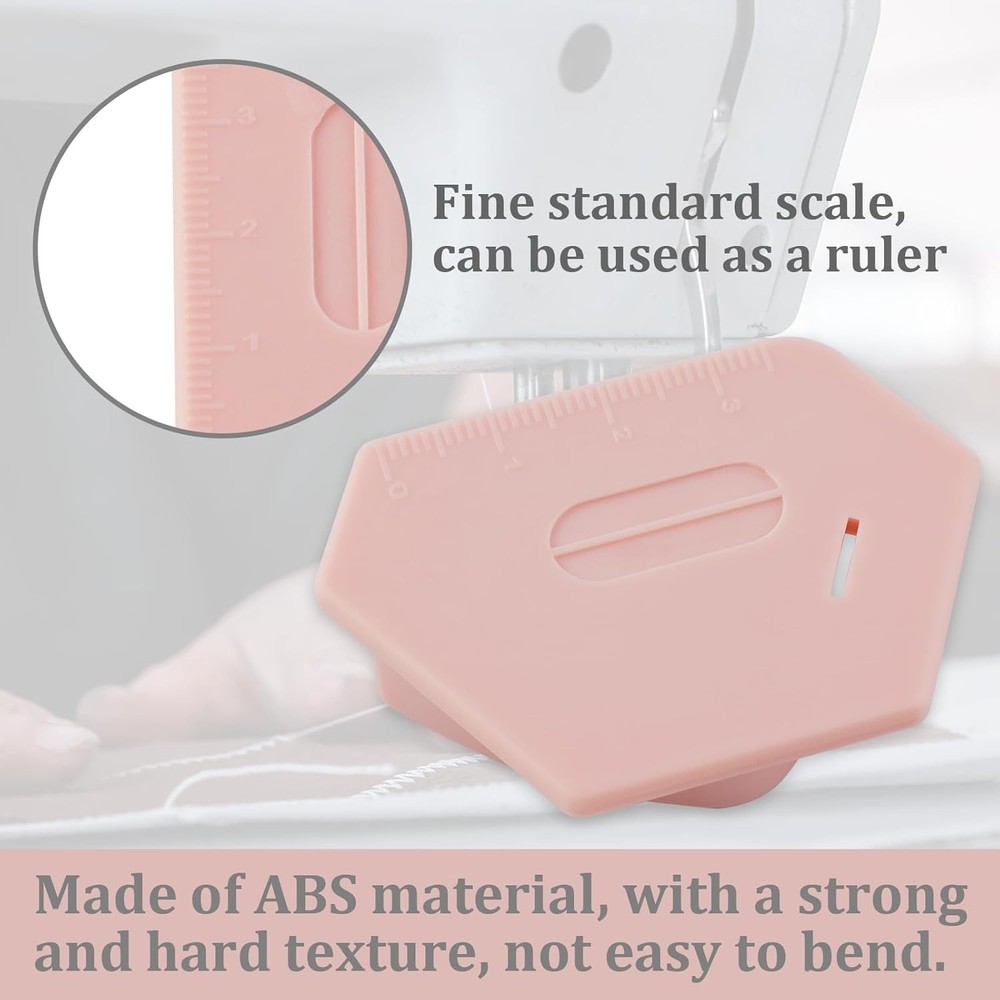 2 Pcs Magnetic Seam Guide for Sewing Machine, Polygonal Multifucntional Seam Gui