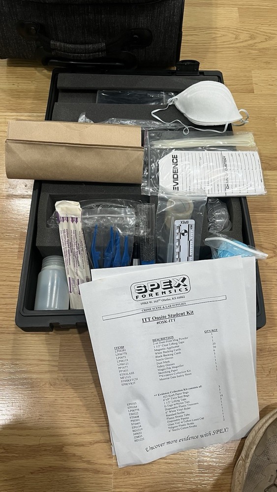 Spex Forensics Onsite Student Kit Complete Set With Carry Case