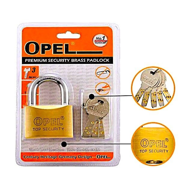 PADLOCK, DIMPLE KEYS (5), DIFFICULT TO DUPLICATE, HIGH-SECURITY, 70MM MEGA-SIZE