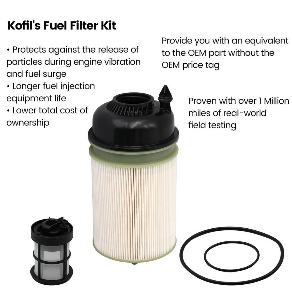 {6set} Diesel Fuel Filter Insert Kit for DDE Gen 5 Engine